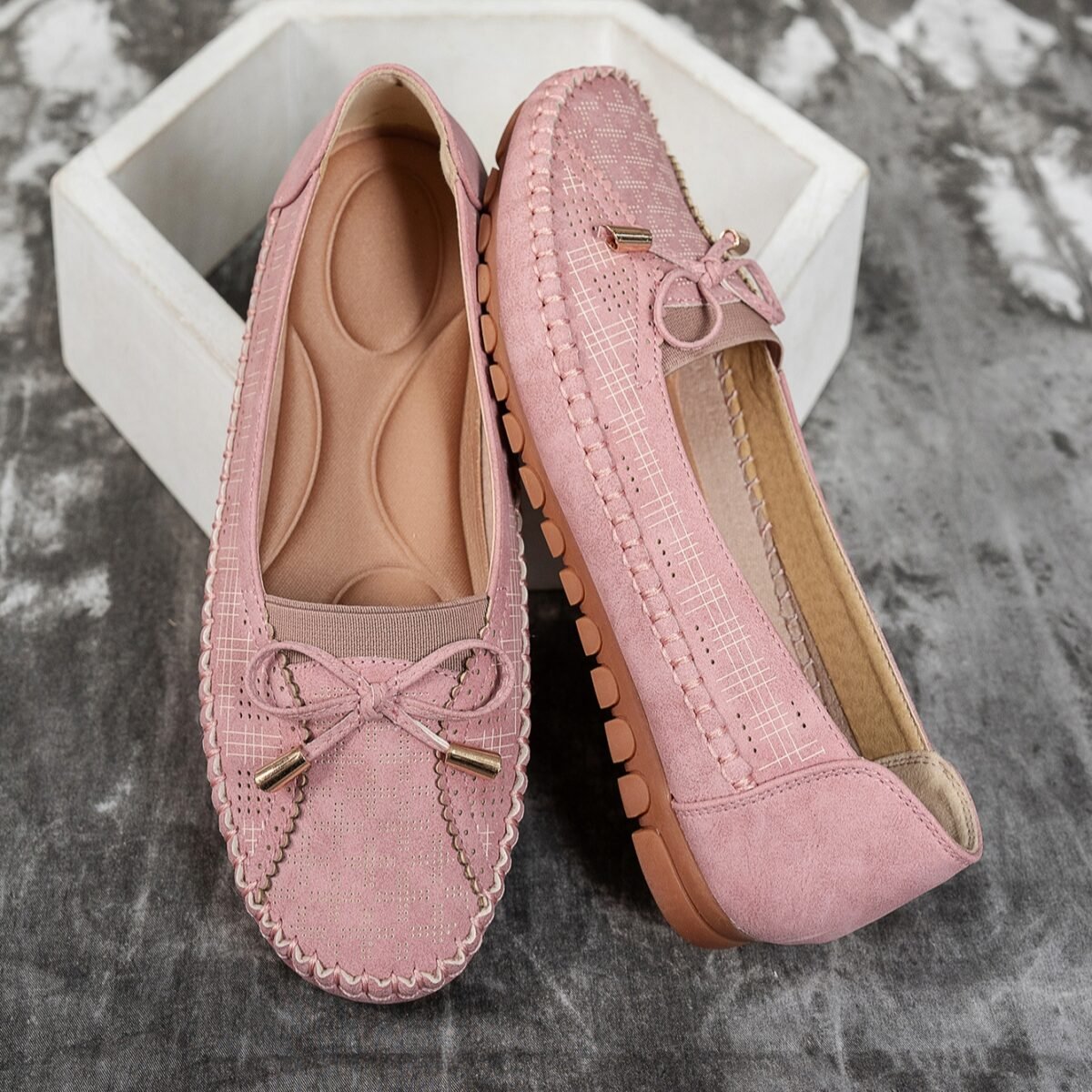 Bow Tie Dr. Shoes-Pink - Image 2