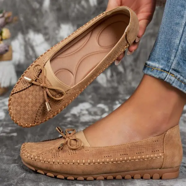 Bow Tie Dr. Shoes-Brown