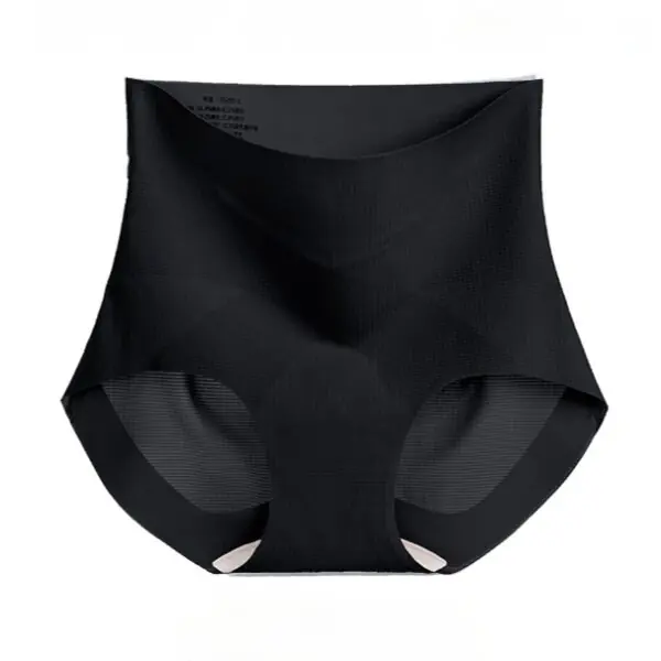 Seamless X-Bandage High-Waist Tummy Control Panty-Black